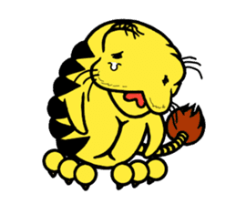 Tigar-cat Tora-kun sticker #8494361