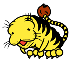 Tigar-cat Tora-kun sticker #8494363