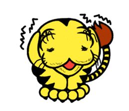 Tigar-cat Tora-kun sticker #8494366
