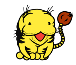Tigar-cat Tora-kun sticker #8494370