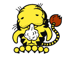 Tigar-cat Tora-kun sticker #8494373