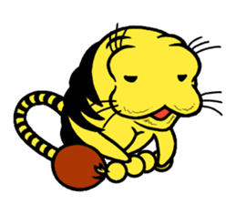 Tigar-cat Tora-kun sticker #8494376