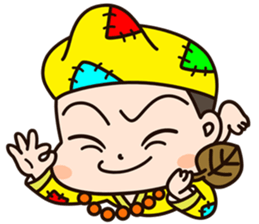 The Crazy Monk sticker #8494506