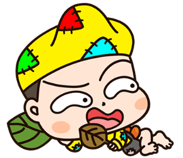 The Crazy Monk sticker #8494510