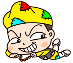 The Crazy Monk sticker #8494534