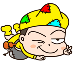 The Crazy Monk sticker #8494537