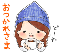 COZY GIRL sticker #8494923