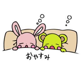 Sweet Rabbit &  Bear sticker #8495136