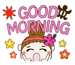 The second day of Hawaiian Girl ocyame sticker #8496218