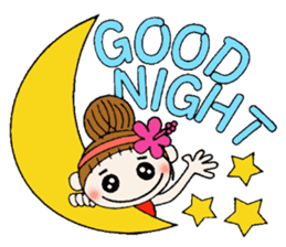 The second day of Hawaiian Girl ocyame sticker #8496257