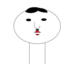 kokeshi president sticker #8496299