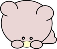 Heartwarming bear and bird sticker #8496373