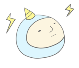 Kawaii thunder boy sticker #8496423