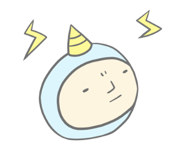 Kawaii thunder boy sticker #8496451