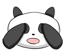 Panda Various Faces sticker #8496543