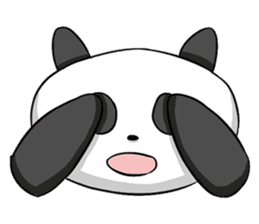 Panda Various Faces sticker #8496543