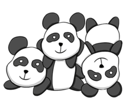 Panda Various Faces sticker #8496555