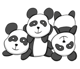 Panda Various Faces sticker #8496555