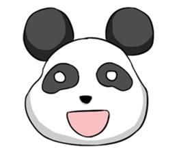 Panda Various Faces sticker #8496557