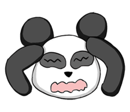 Panda Various Faces sticker #8496560