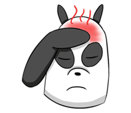 Panda Various Faces sticker #8496565