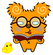 Copter bear (English version) sticker #8496780