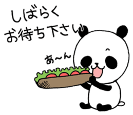 Three pandas 2 sticker #8497060