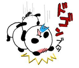 Three pandas 2 sticker #8497066