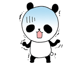 Three pandas 2 sticker #8497084