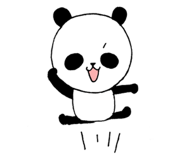 Three pandas 2 sticker #8497090