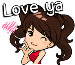 kawaii Girl.<ENG> sticker #8497378