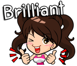 kawaii Girl.<ENG> sticker #8497382