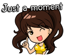 kawaii Girl.<ENG> sticker #8497384