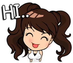 kawaii Girl.<ENG> sticker #8497385