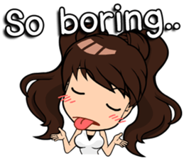 kawaii Girl.<ENG> sticker #8497387