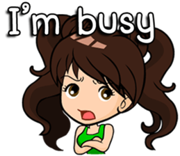 kawaii Girl.<ENG> sticker #8497389