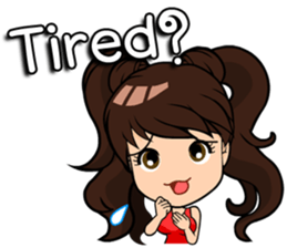 kawaii Girl.<ENG> sticker #8497391