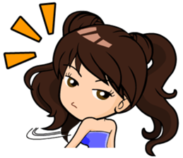 kawaii Girl.<ENG> sticker #8497392