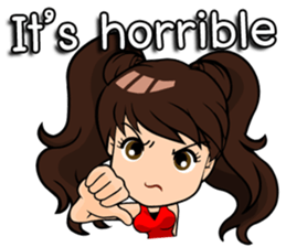 kawaii Girl.<ENG> sticker #8497393