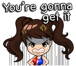 kawaii Girl.<ENG> sticker #8497395