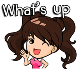 kawaii Girl.<ENG> sticker #8497396