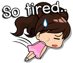 kawaii Girl.<ENG> sticker #8497399