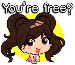 kawaii Girl.<ENG> sticker #8497400