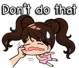 kawaii Girl.<ENG> sticker #8497402