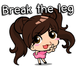 kawaii Girl.<ENG> sticker #8497406