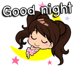 kawaii Girl.<ENG> sticker #8497407