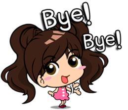 kawaii Girl.<ENG> sticker #8497408