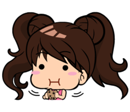 kawaii Girl.<ENG> sticker #8497409