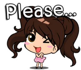 kawaii Girl.<ENG> sticker #8497410