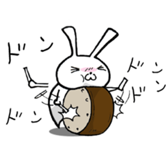 Free Bunny. sticker #8497543